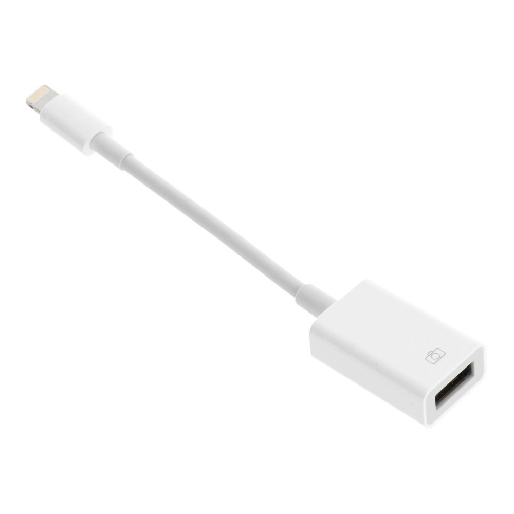 Adaptor OTG USB A (Female) To Lightning (Male) Alb
