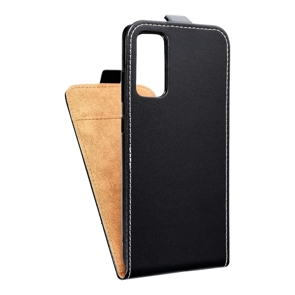 Husa Vertical Flip pentru Samsung S20 FE / S20 FE 5G Slim Flexi Fresh Negru
