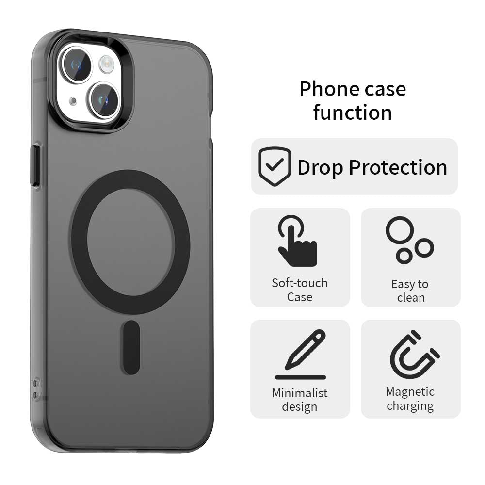 Techsuit - CandyCase MagSafe - iPhone 15 Plus - Black