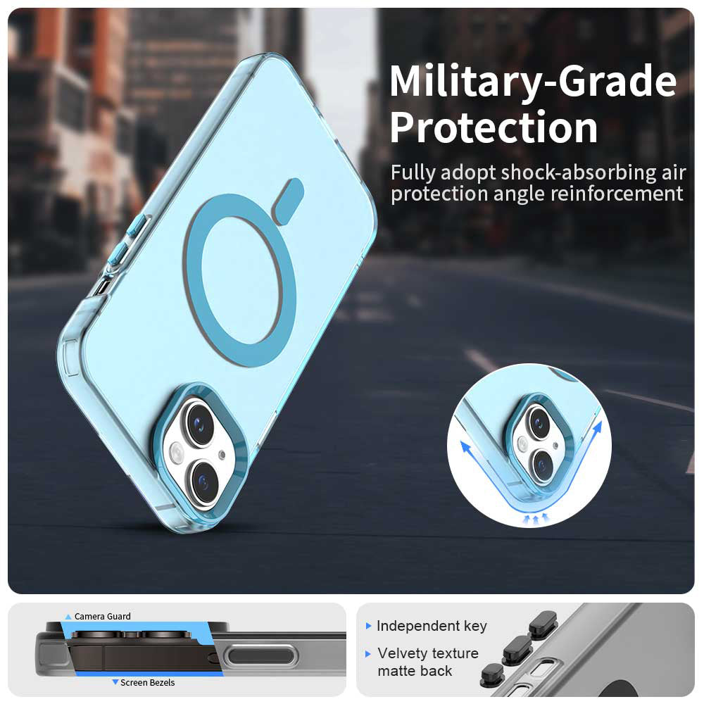 Techsuit - CandyCase MagSafe - iPhone 15 - Blue