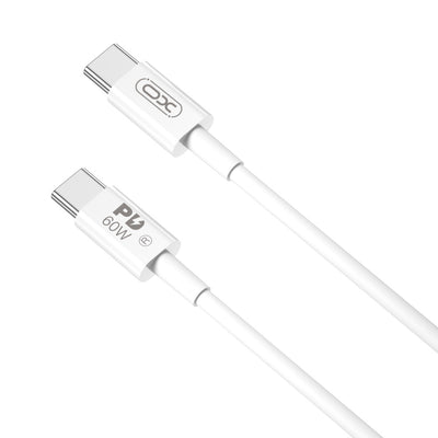 Cablu XO Nb-q190a PD Usb-c - Usb-c 1,0m 60W Alb