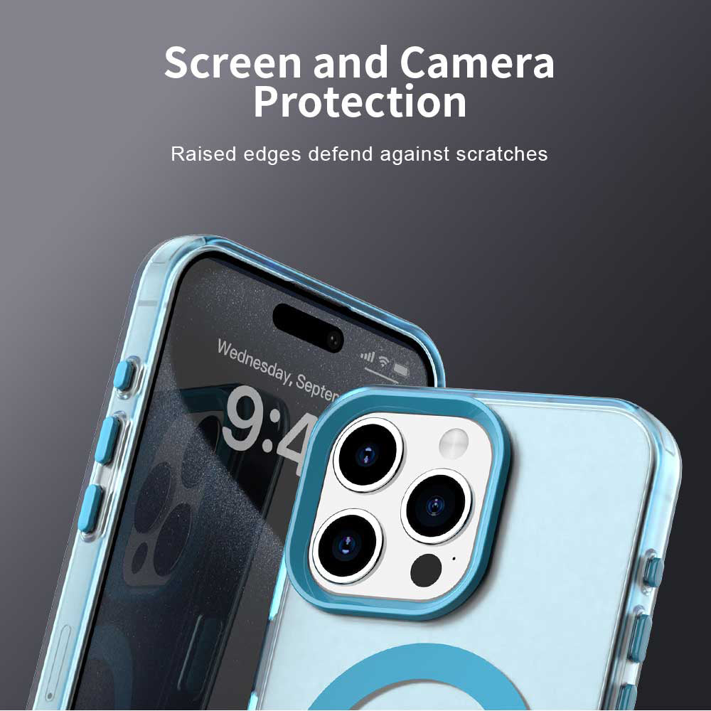 Techsuit - CandyCase MagSafe - iPhone 15 Pro Max - Blue