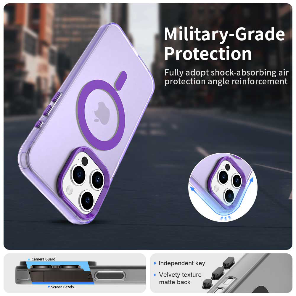 Techsuit - CandyCase MagSafe - iPhone 15 Pro Max - Purple