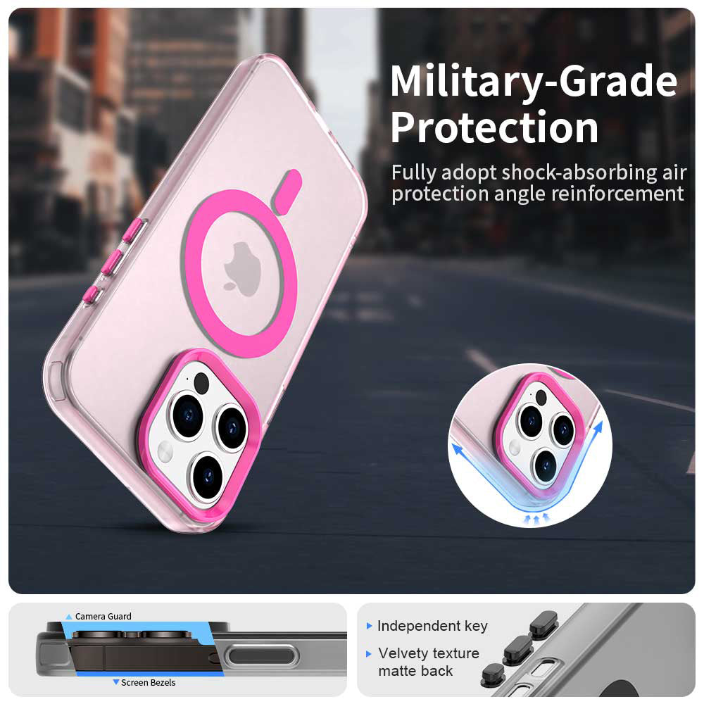 Techsuit - CandyCase MagSafe - iPhone 15 Pro Max - Pink