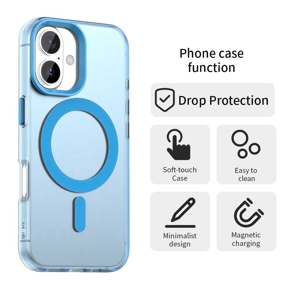 Techsuit - CandyCase MagSafe - iPhone 16 Plus - Blue