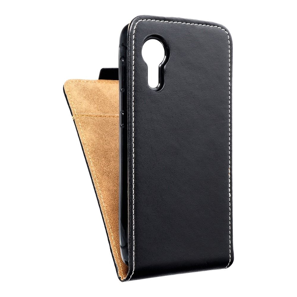 Husa Vertical Flip pentru Samsung Xcover 5 Slim Flexi Fresh Negru