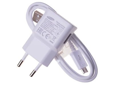 Cablu Ep-ta50ewe + Samsung 8W Travel Incarcator + Microusb Data Alb (OOB Bulk)
