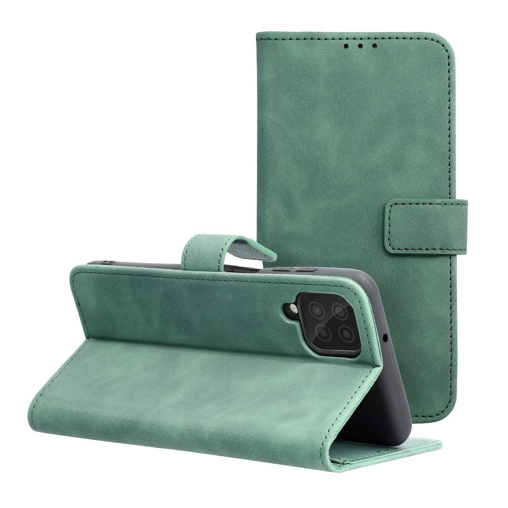 Husa Tender Book Flip pentru Samsung A12 / M12 Verde