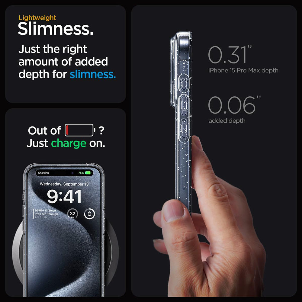 Techsuit - SparkleSkin Series - iPhone 17 - Clear