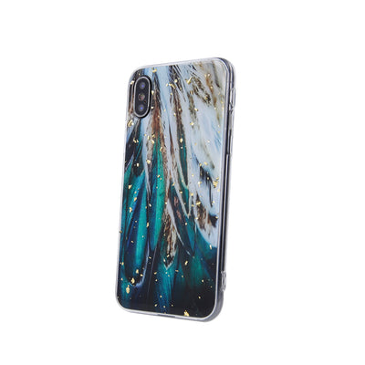 Husa Auriu Glam pentru Xiaomi Redmi 14C 4G/ 14C 5G / Redmi A4 / Poco C75 Feathers
