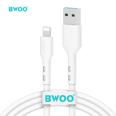 Cablu BWOO USB - Lightning 1m 3A Alb X172l