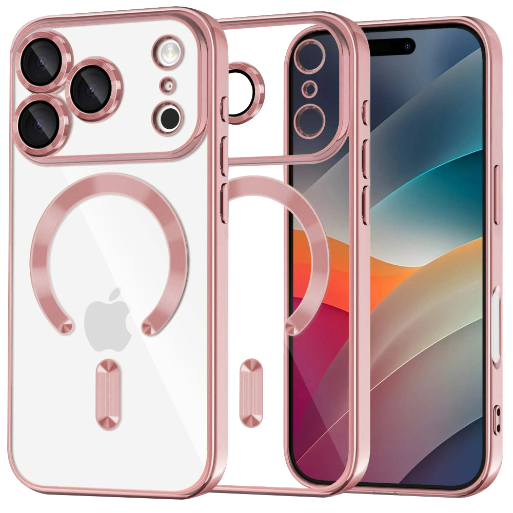 Techsuit - Luxury Crystal MagSafe - iPhone 17 Pro - Pink