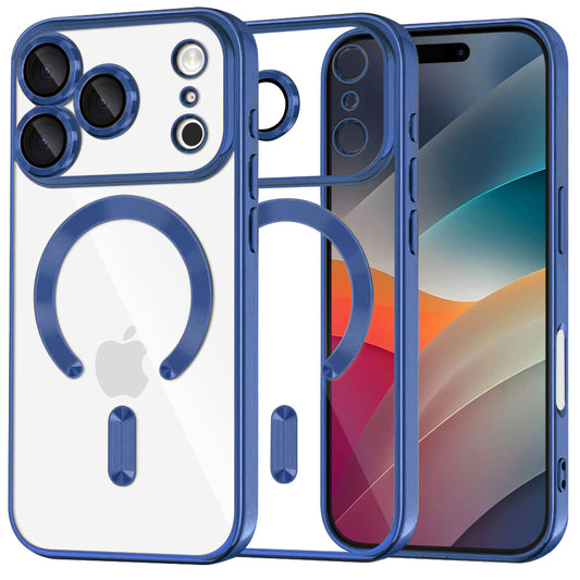 Techsuit - Luxury Crystal MagSafe - iPhone 17 Pro - Deep Blue