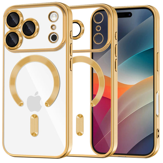 Techsuit - Luxury Crystal MagSafe - iPhone 17 Pro - Gold