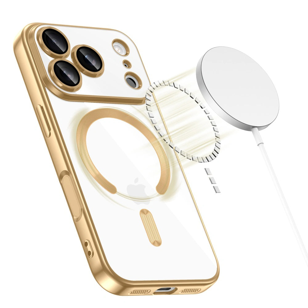Techsuit - Luxury Crystal MagSafe - iPhone 17 Pro Max - Orange