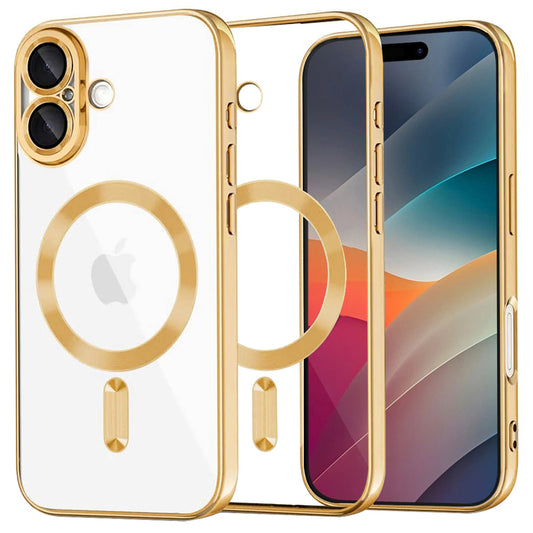 Techsuit - Luxury Crystal MagSafe - iPhone 17 - Gold
