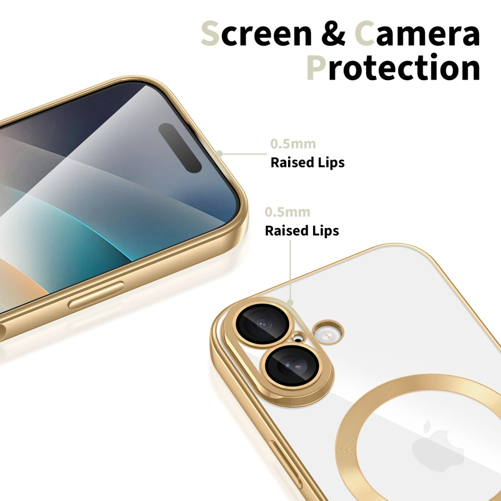 Techsuit - Luxury Crystal MagSafe - iPhone 17 - Deep Blue