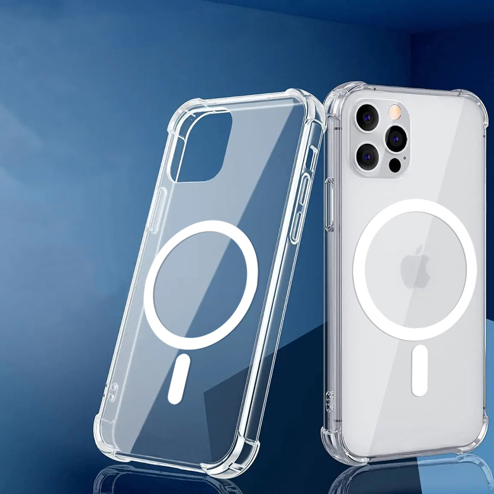Techsuit - Shockproof Clear Silicone MagSafe - iPhone 17 Pro Max - Clear