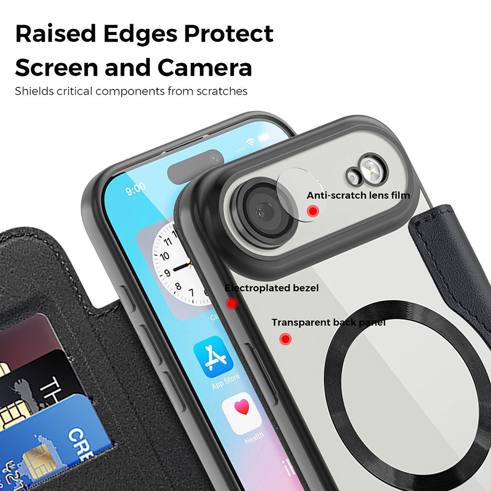 Techsuit - SmartMag Book Case - iPhone 17 Air - Purple