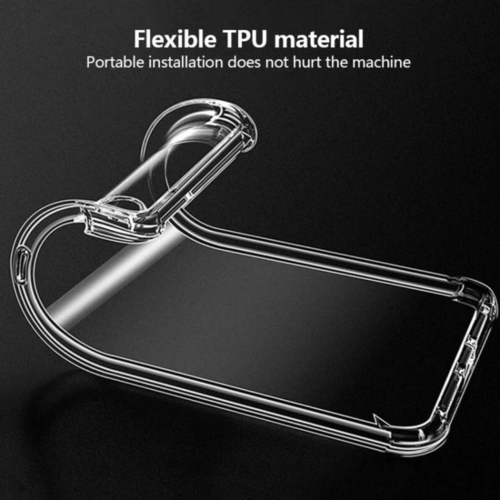 Techsuit - Shockproof Clear Silicone MagSafe - iPhone 17 Pro - Smoke Black