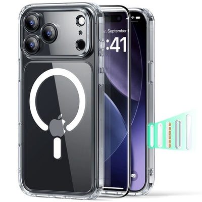 Folie ESR - Classic Hybrid Halolock [Included protectie] - iPhone 17 Pro - Transparent