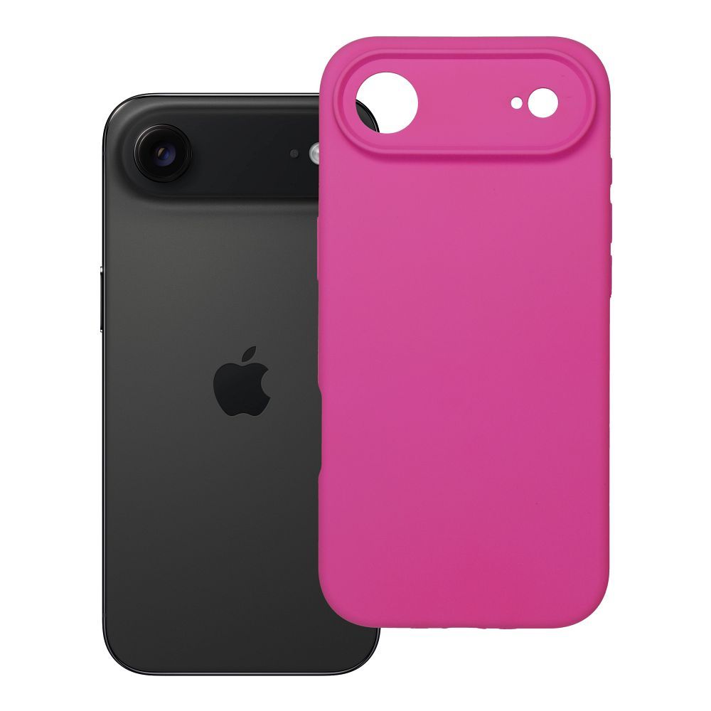 Husa pentru iPhone 17 AIR Silicone 2mm (Camera Protection) Compatible cu Magsafe Roz