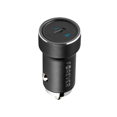 Incarcator auto Forever Cc-06 PD QC 1x Usb-c 20W Negru