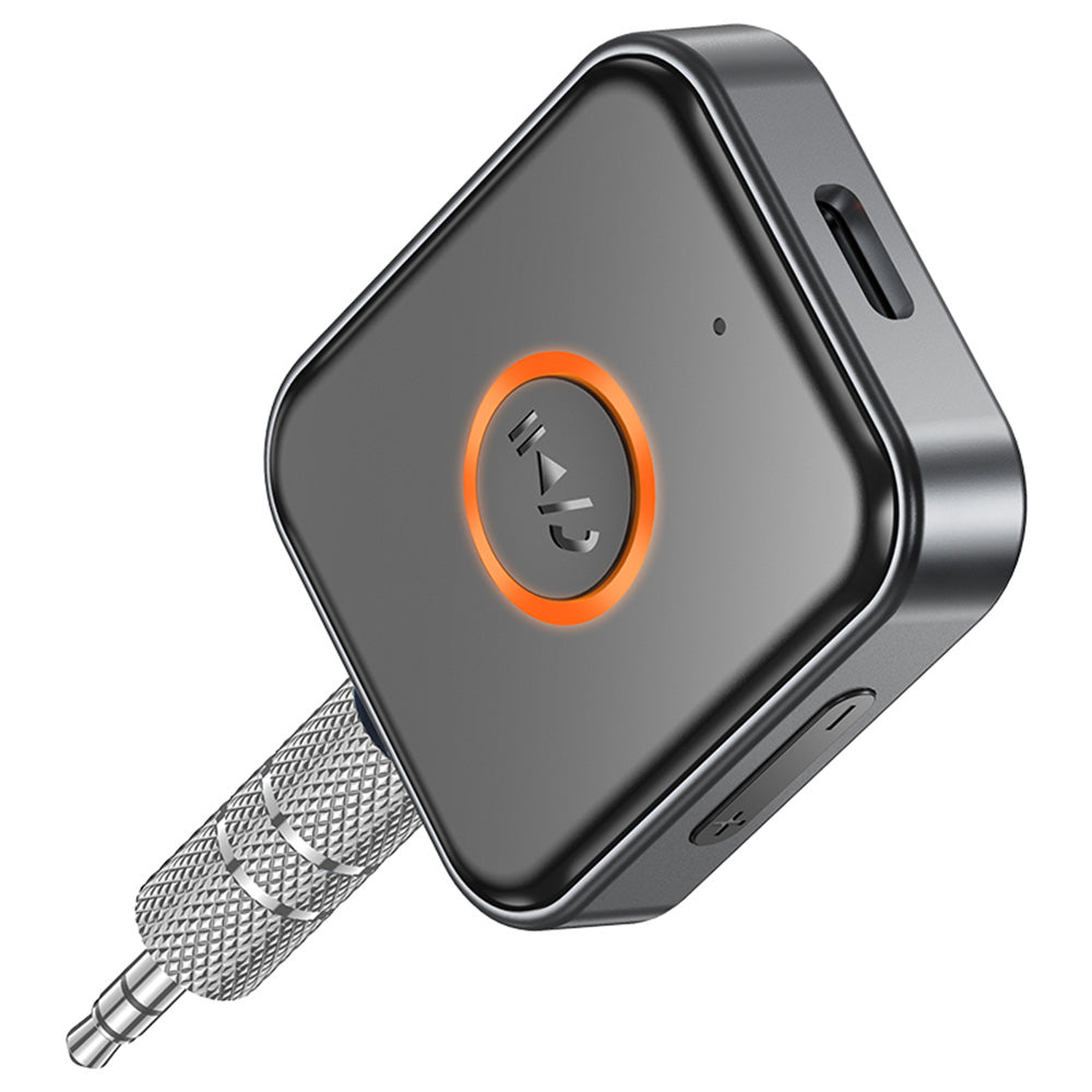 Adaptor R06 Borofone - Wireless Audio Receiver Suave (Bc55) - Bluetooth 5.3, 150mAh, Jack 3.5mm - Negru