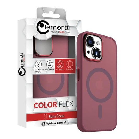 Lemontti Husa Guardian Magsafe iPhone 15 Transparent / Violet