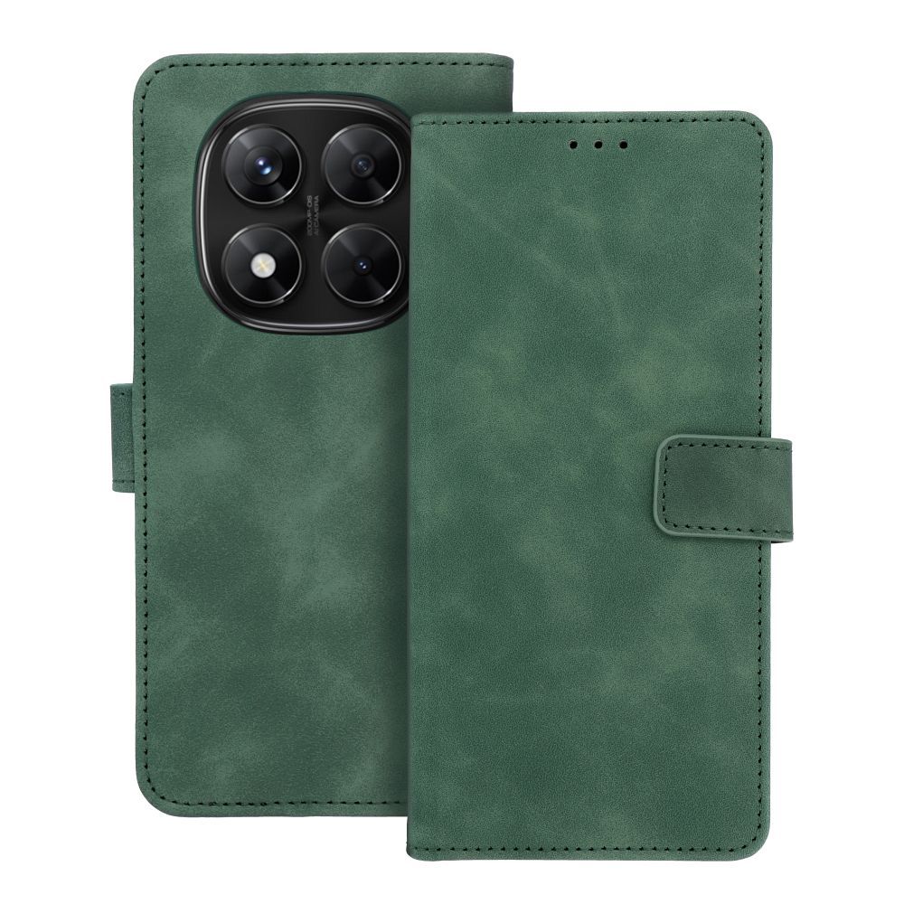 Husa Tender Book Flip pentru Xiaomi Redmi Note 14 PRO 4G Verde