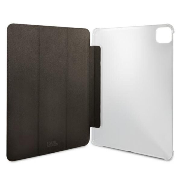 Husă pentru Karl Lagerfeld iPad 12,9" Pro 2021 KLFC12OKHK Book black Saffiano Karl Head – Negru
