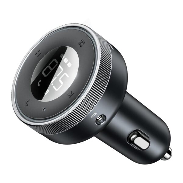 Transmițător FM Baseus Enjoy Bluetooth MP3 cu încărcător auto, negrusmiter FM Enjoy Bluetooth MP3 car charger black