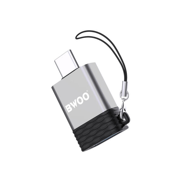 BWOO Adapter USB - USB-C Gri OTG BZ-35