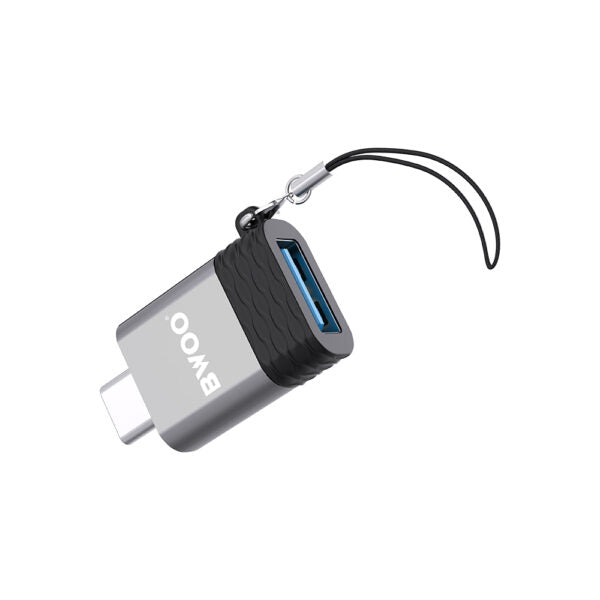 BWOO Adapter USB - USB-C Gri OTG BZ-35