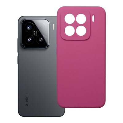 Husa pentru Xiaomi 15 Silicone 2mm (Camera Protection) Roz