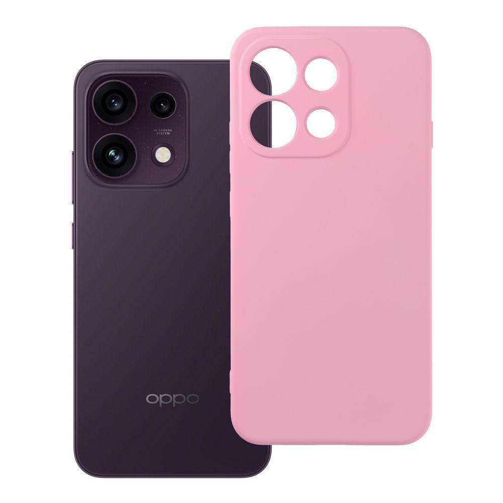 Husa Silicone pentru Oppo Reno 16 F 5G / 16 FS 5G Powder Roz