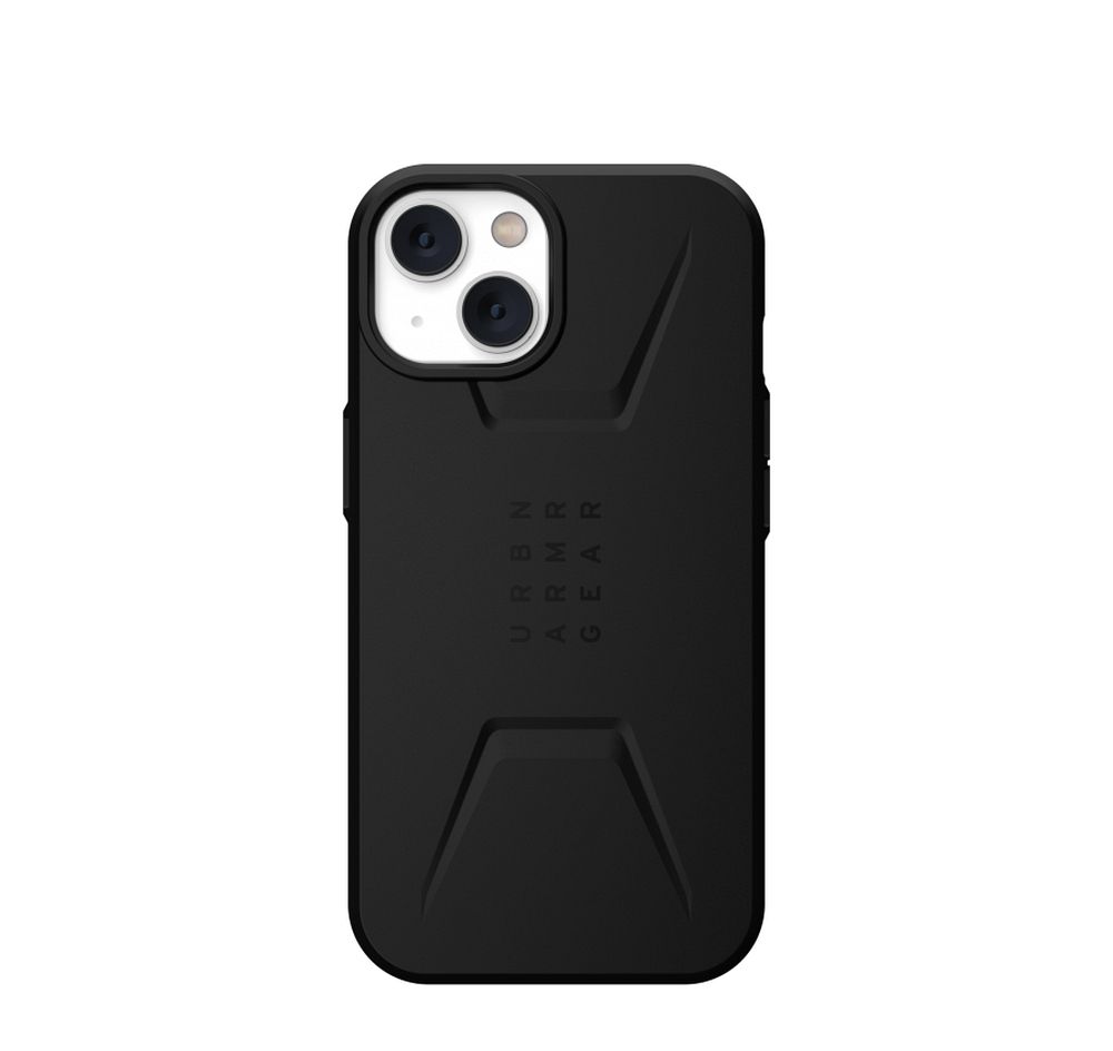 Husa Urban Armor Gear UAG Civilian Compatible cu Magsafe pentru iPhone 14 Plus Negru