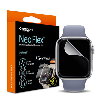 Curea Spigen Protection Foil Neo Flex 3-Pack pentru Apple Watch 4 / 5 / 6 / 7 / 8 / SE (40 / 41 MM)
