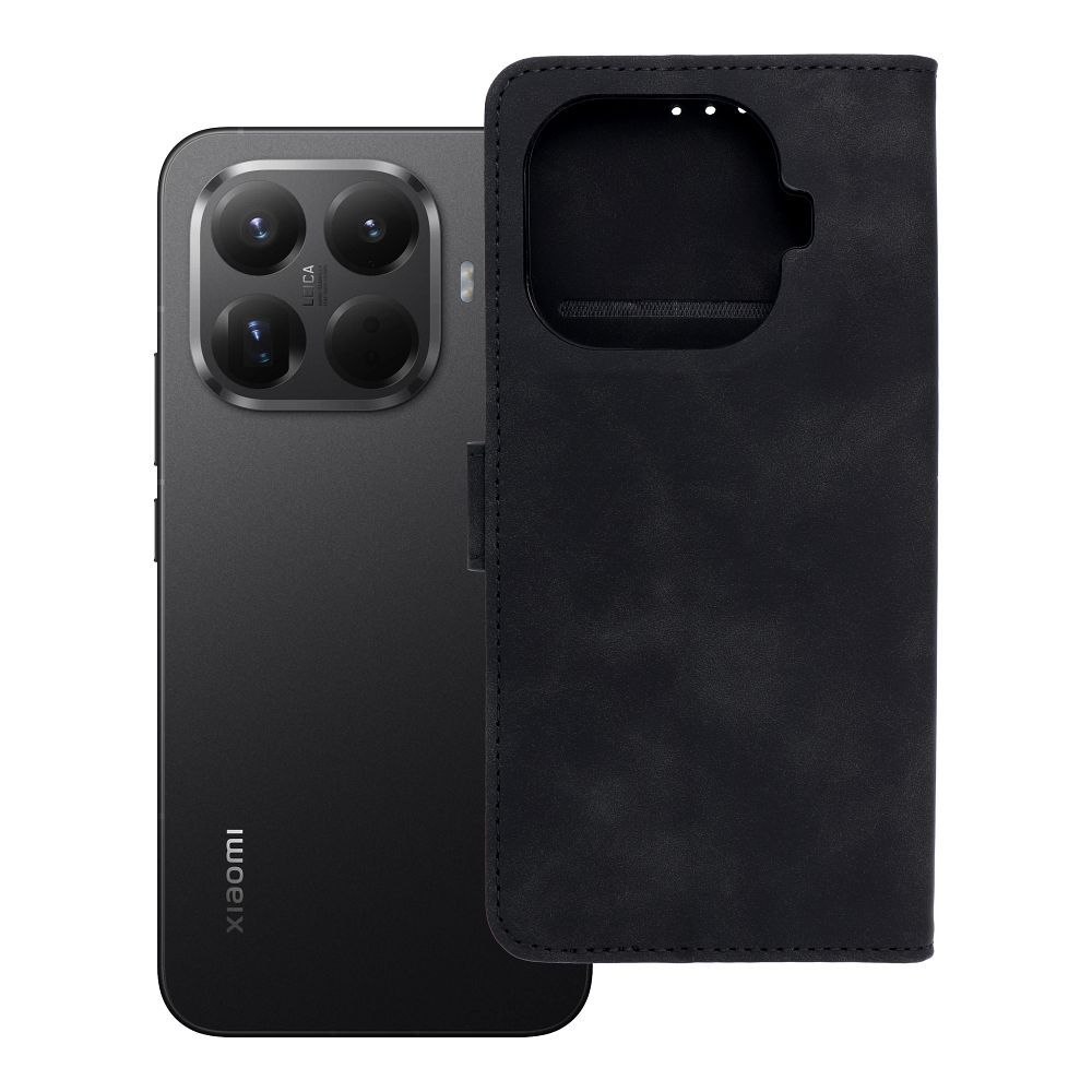 Husa Tender Book Flip pentru Xiaomi 15T PRO Negru