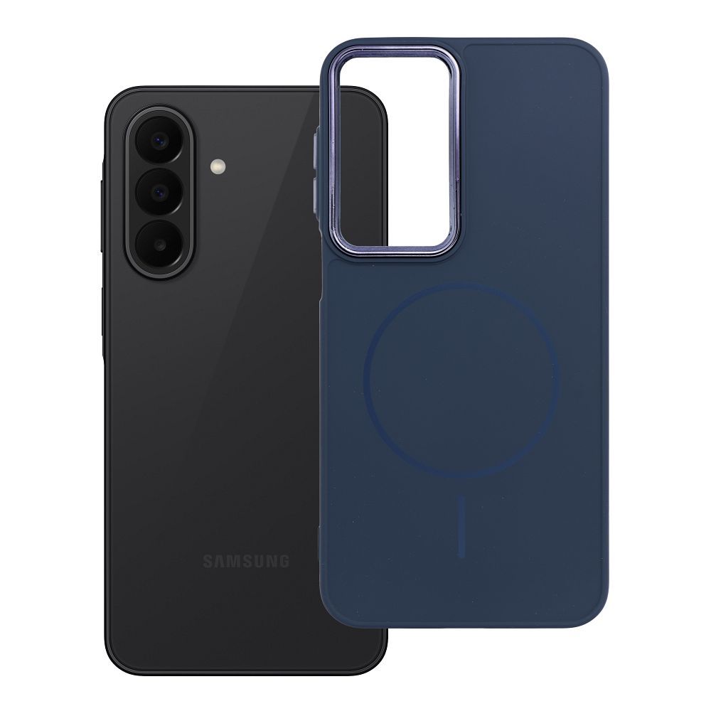 Husa Frame Mag pentru Samsung A27 Compatible cu Magsafe Bleumarin