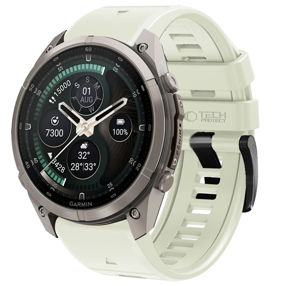 Husa Tech-protect Silicone Garmin Fenix 5 / 6 / 6 Pro / 7 / 8 / 8 Pro / E / 9 / 9 Pro (47 Mm) Stone Gri
