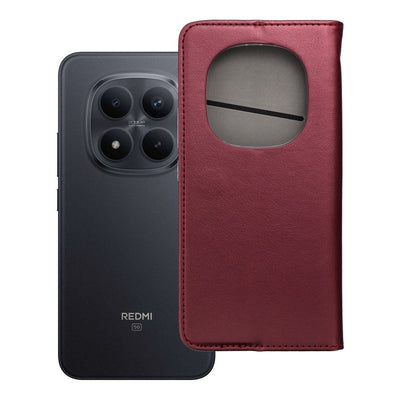 Husa Flip pentru Xiaomi Redmi Note 15 PRO Plus 5G Smart Magneto Burgundy