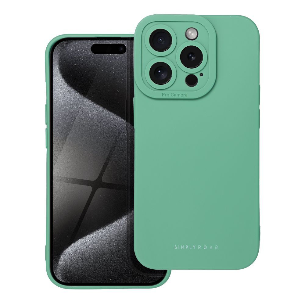 Husa Roar Luna pentru iPhone 15 Pro Verde
