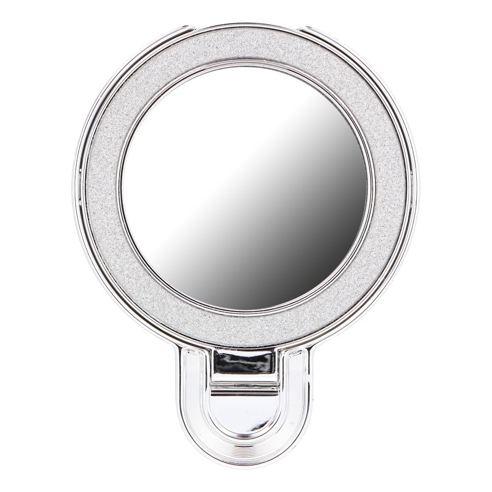 Suport auto Phone Stand Circle Mirror - Stick-on - Argintiu