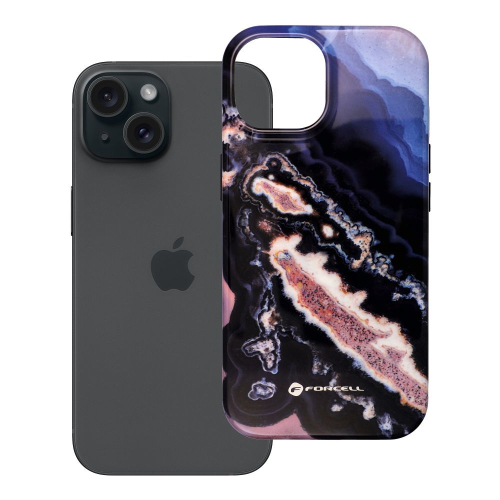 Husa Forcell pentru iPhone 15 F-protect Mirage Compatible cu Magsafe Military Drop-test Auriu Island