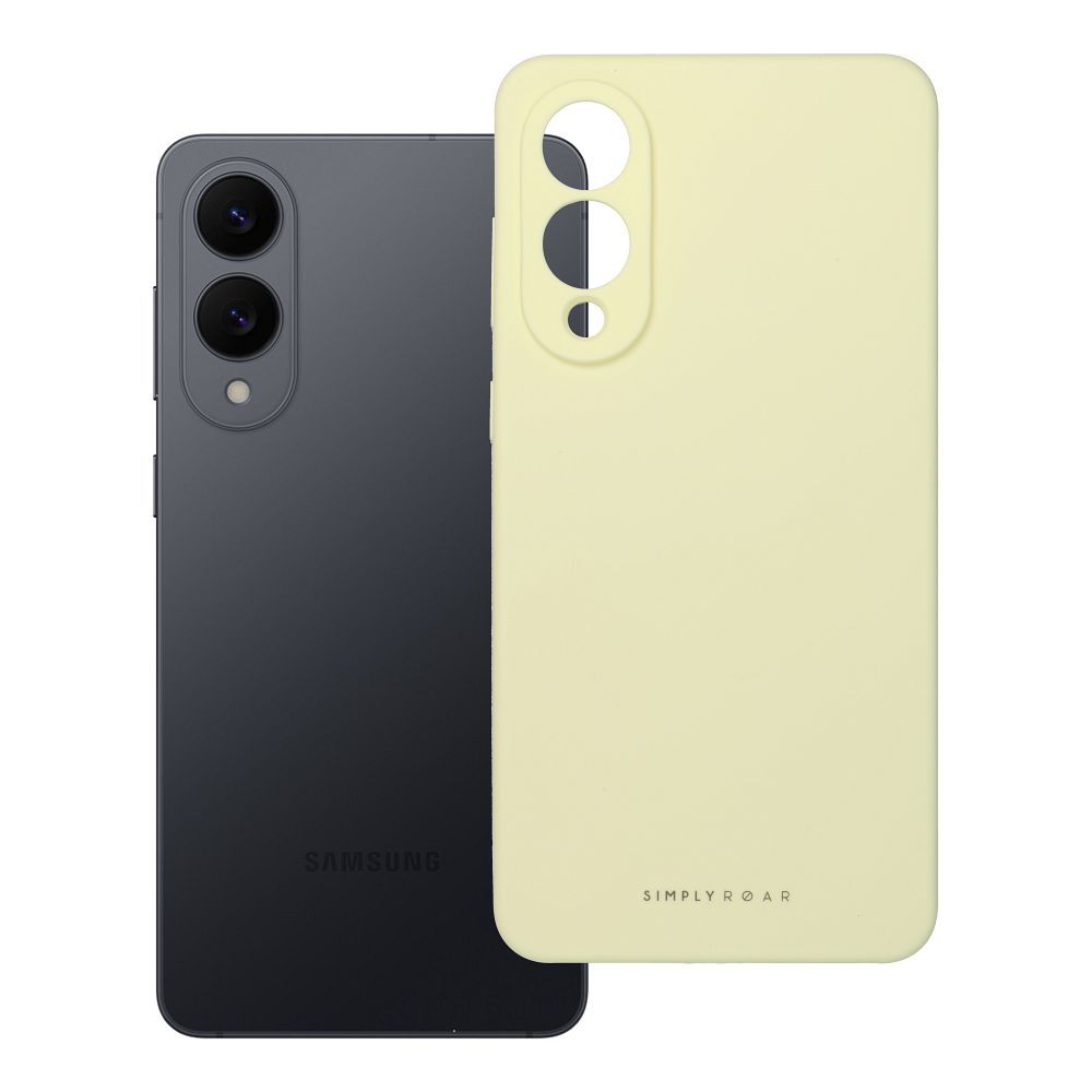Husa Roar Cloud Skin pentru Samsung S25 Edge Galben deschis