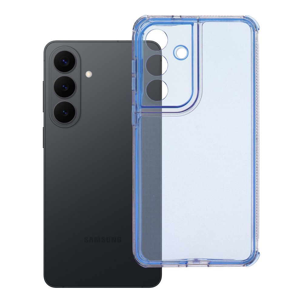 Husa Matrix Transparent pentru Samsung S26 Plus Albastru