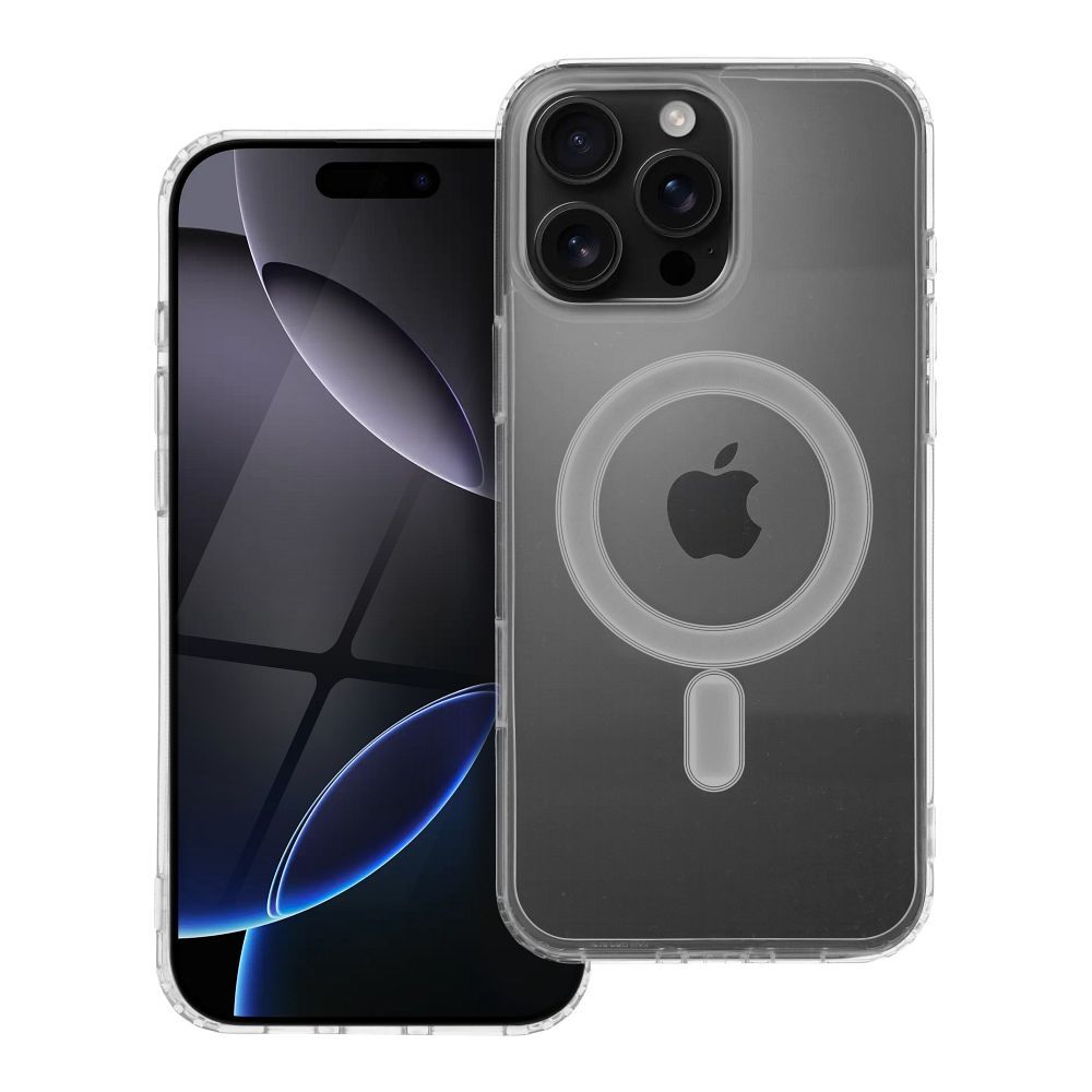 Husa Transparent Mag (MID) pentru iPhone 16 PRO MAX Compatible cu Magsafe Transparent