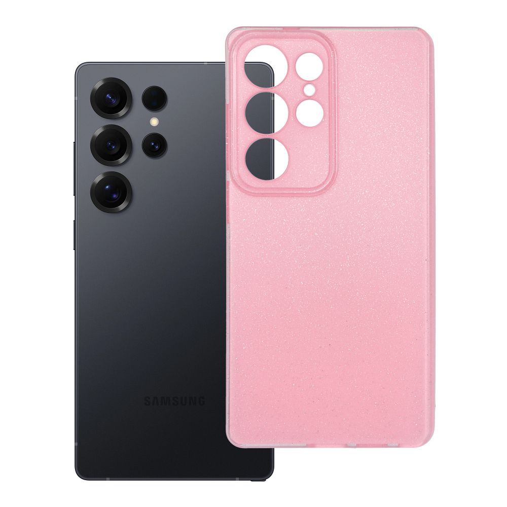 Husa Transparent 2 Mm Blink pentru Samsung S25 Ultra Roz