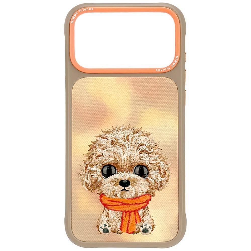Husa Nimmy BIG Eyed Teddy Poodle pentru iPhone 18 Pro/17 Pro Maro